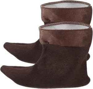 Warm Fleece Boot Socks Waterproof Hiking Socks Liners for Walking Boots Thermal Winter Boot Inserts for Women Men Size 43-45