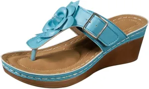 Wedge Thong Sandals for Women Platform Wedges Slippers Summer Boho Beach Flip Flops 2025 Trendy Casual Clip Toe Sandal