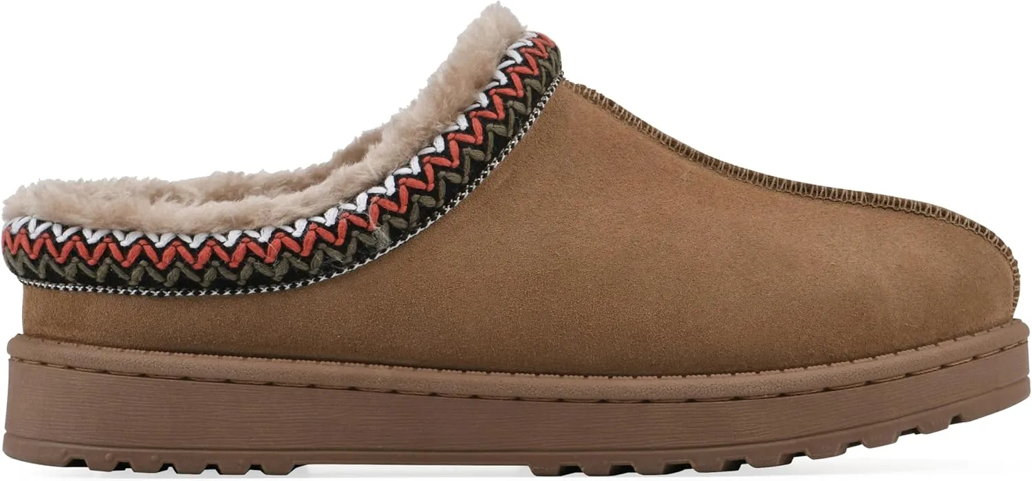 WHITE MOUNTAIN Women's Iceberg Faux Fur Slipper Clog