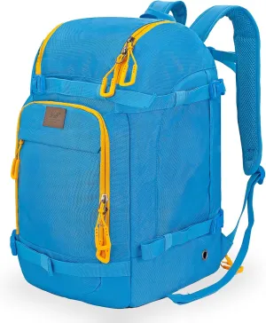 WOLT Ski Boot Bag Backpack 50L Snowboard Boot Bag for Travel for Snow Boots, Ski Helmet, Gloves, Goggles, Skiing Gear