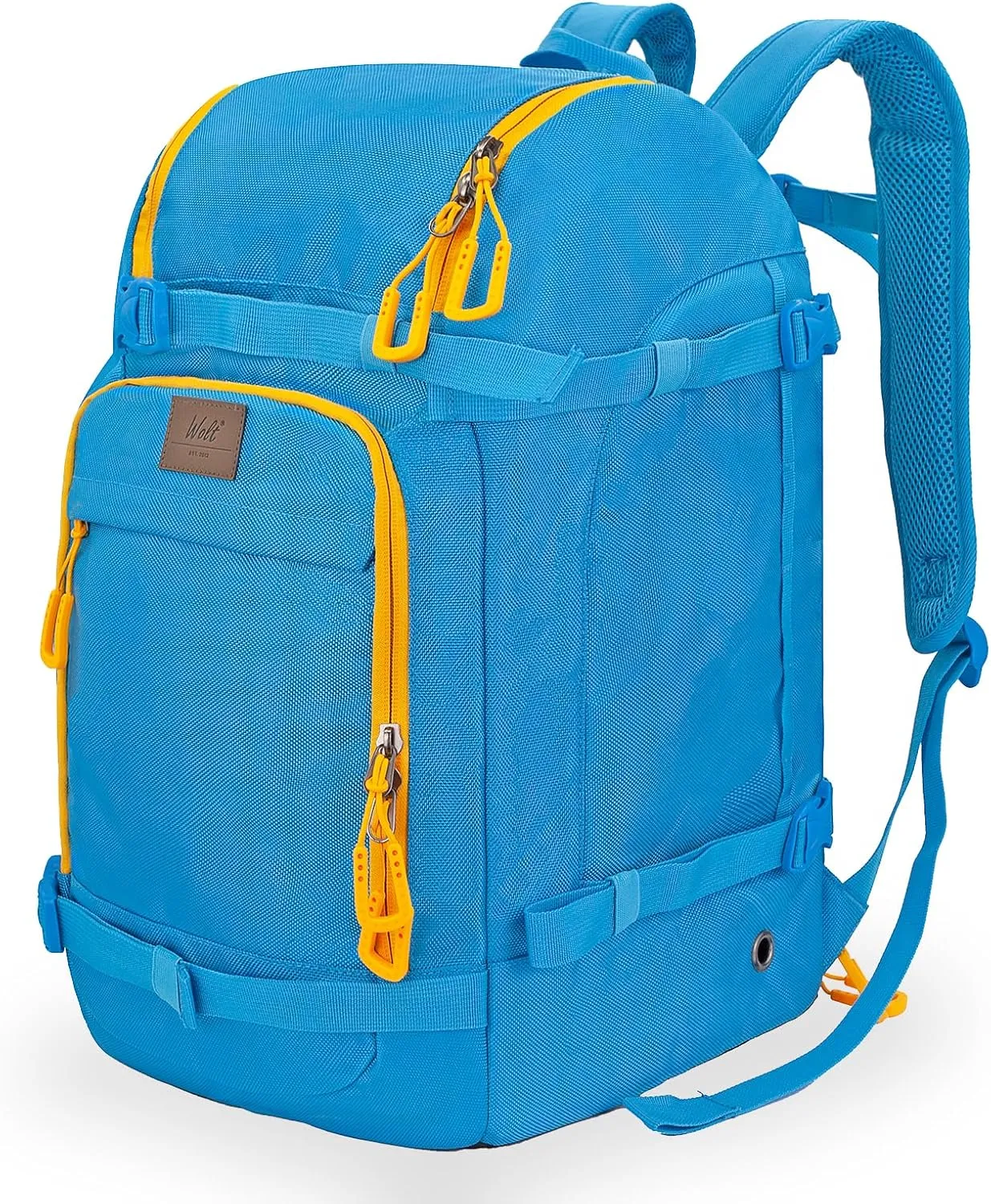 WOLT Ski Boot Bag Backpack 50L Snowboard Boot Bag for Travel for Snow Boots, Ski Helmet, Gloves, Goggles, Skiing Gear