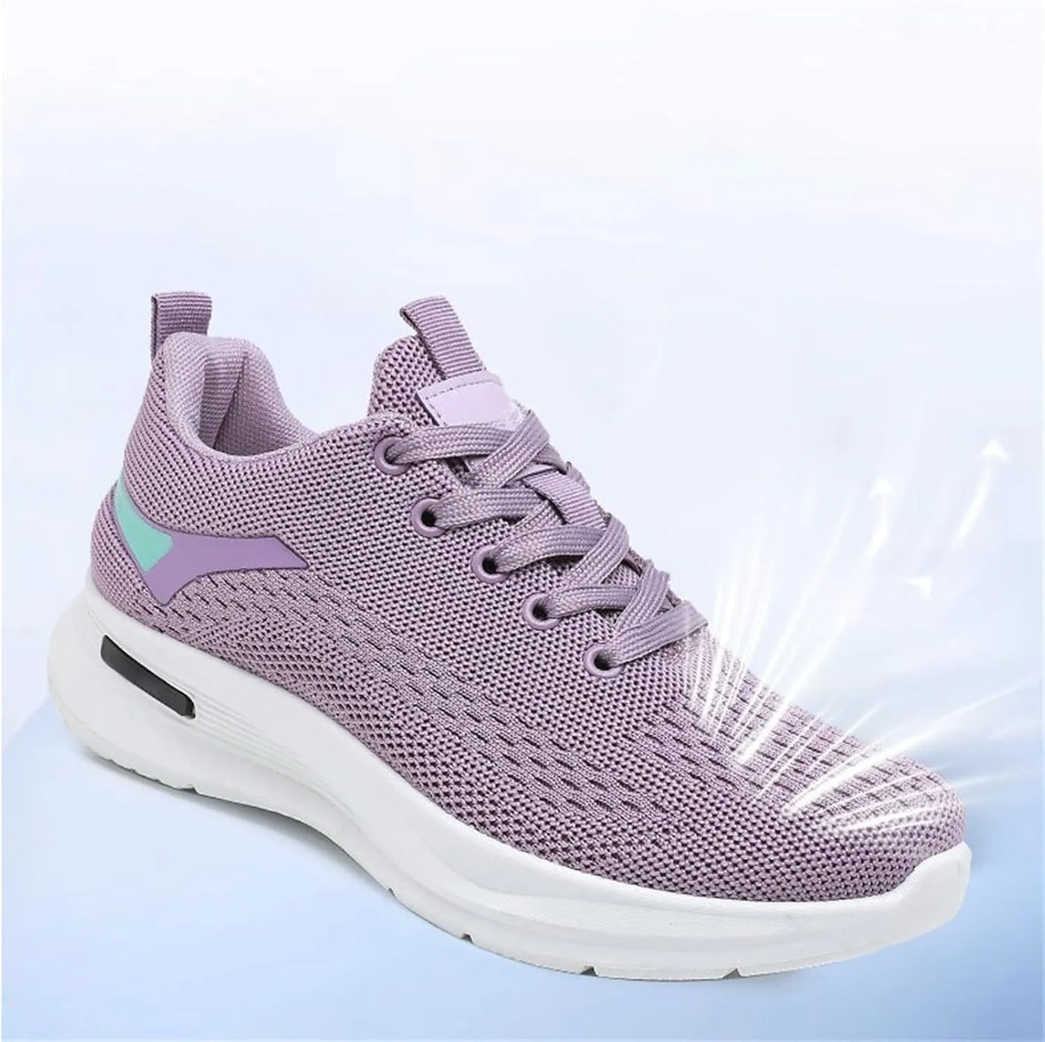 Women Walking Shoes Ladies Running Sneakers Breathable Mesh Sports Shoes Casual Lightweight Gym Lace up Sneakers