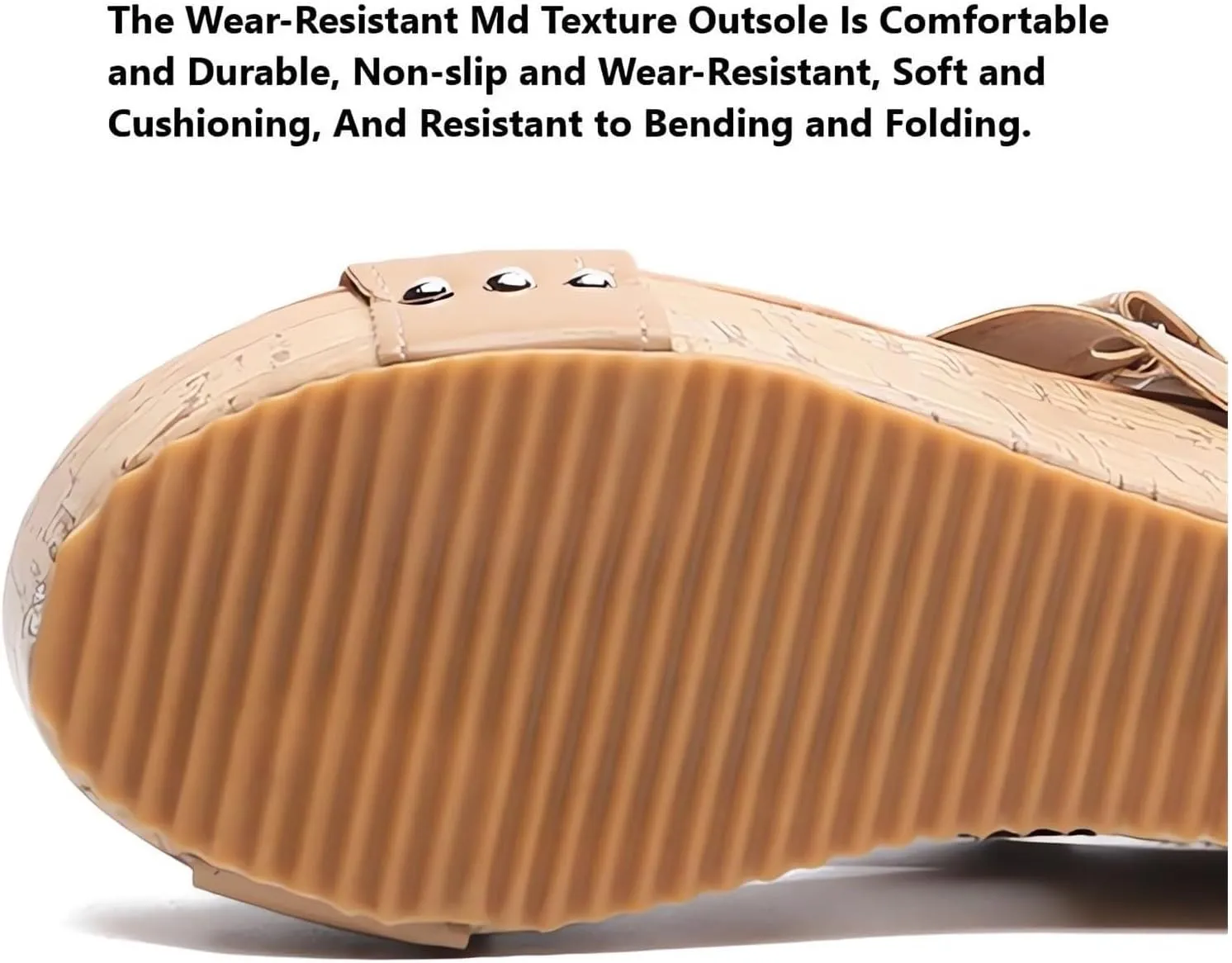 Womens Comfy Wedge Orthopedic Black Sandals Summer Platform Cork Wedges Wedges, Featuring EVA Foam Cushioned Insoles, A 2.5 Inch Heel, Lightweight, and Hook Loop Closure for All Day Wear