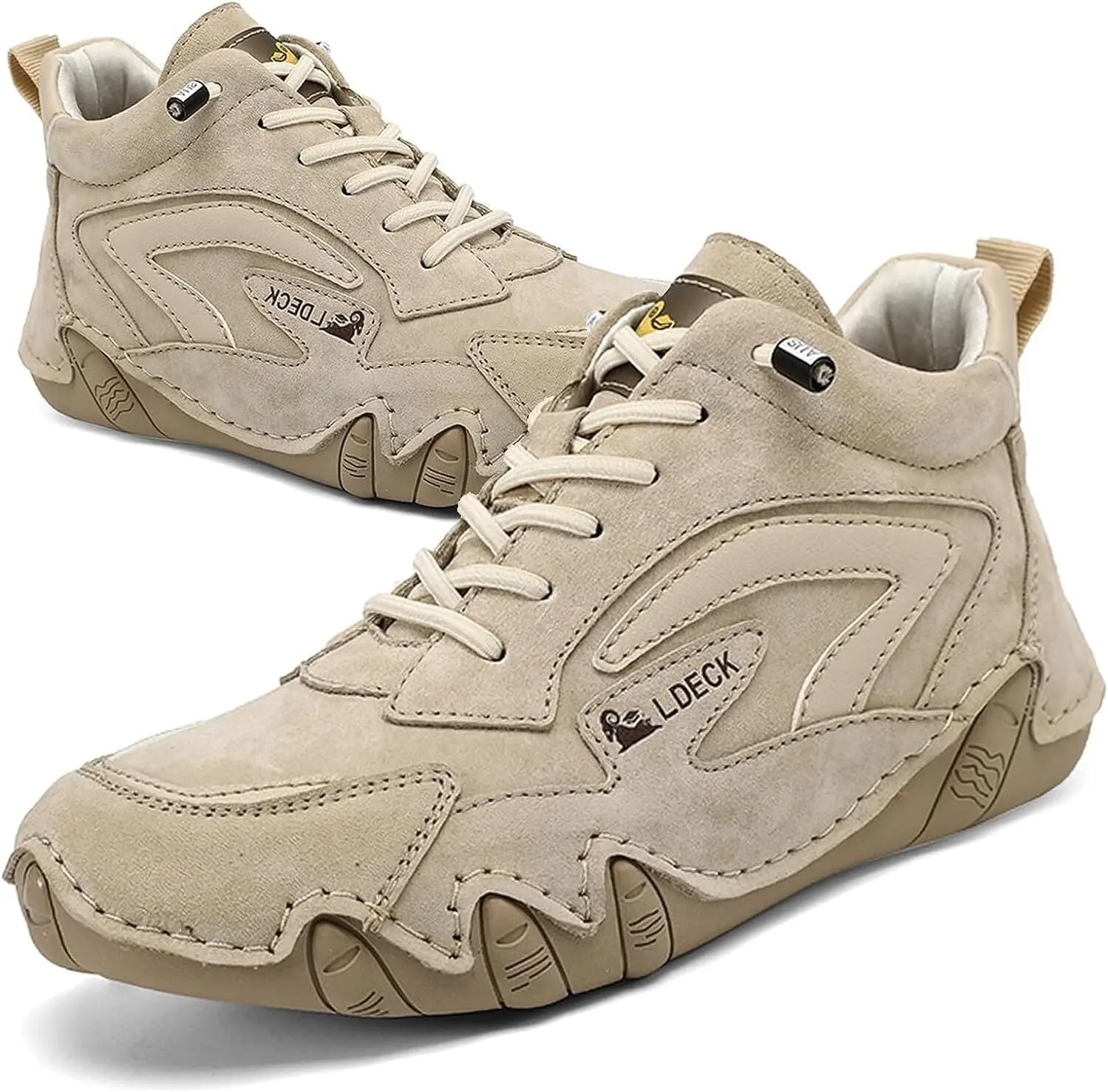 Women's Italian Handmade Suede Explorer Waterproof Hiking Boot For Outdoor Trail Shoes Non-Slip Slip On Trekking Shoes Comfort Sports Walking Shoes