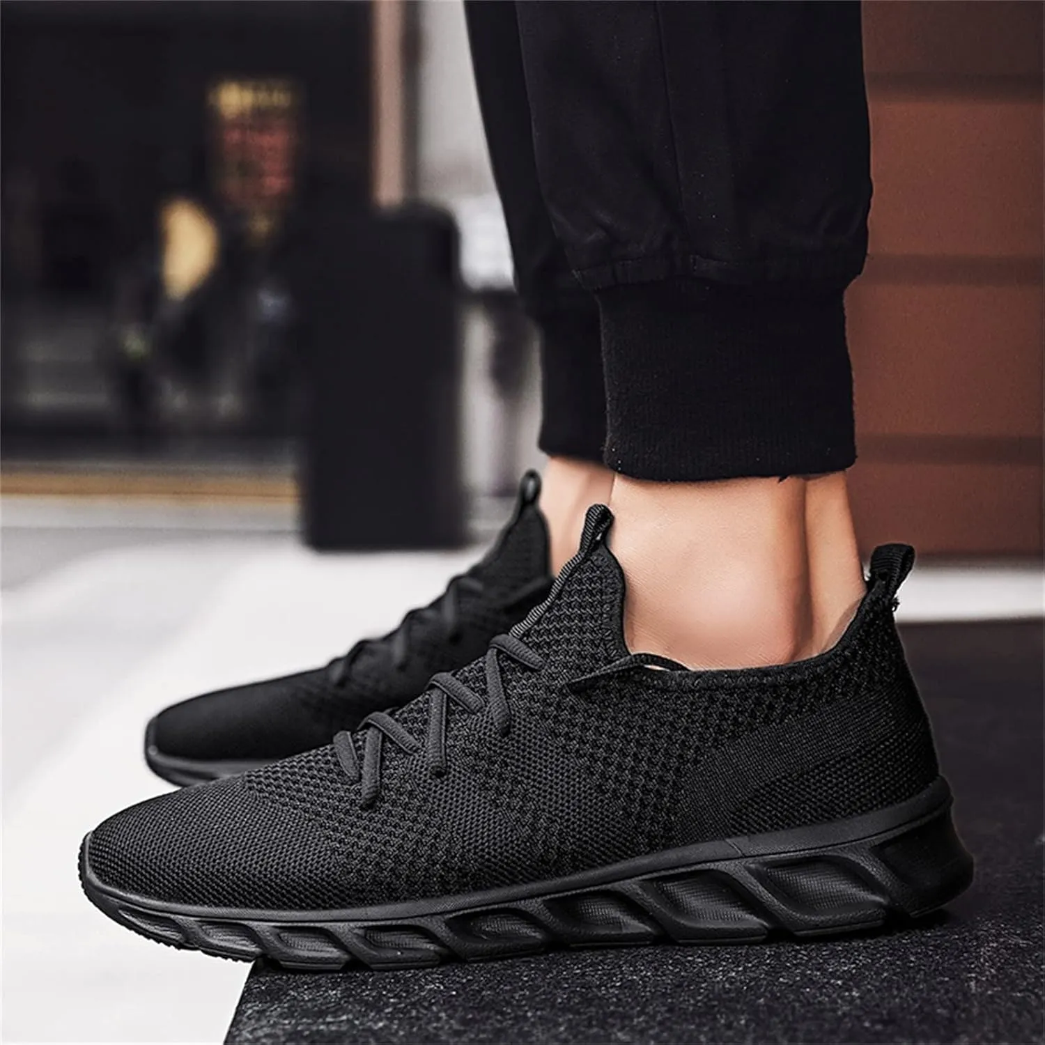 Workout Athletic Sport Shoes for Men Breathable Mesh Comfortable Tennis Shoe Breathable Diabetic Shoes for Men