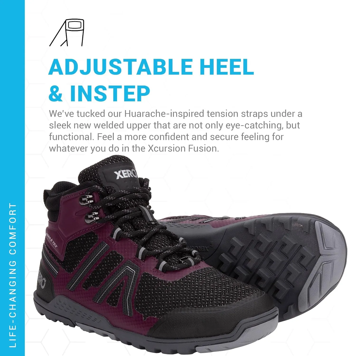 Xero Shoes Women's Xcursion Zero Drop Waterproof Hiking Boot